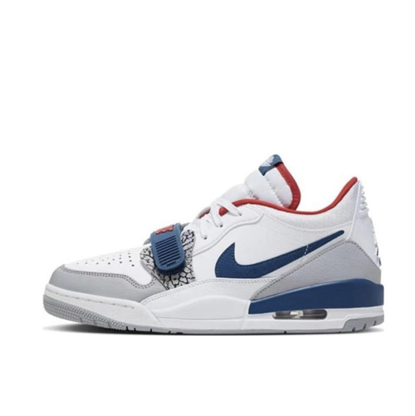 Men's White/Grey Running Weapon Air Jordan Legacy 312 Low Shoes 009